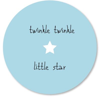 Twinkle Twinkle azul bebé 15cm