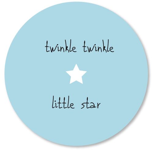 Twinkle Twinkle babyblue 25cm