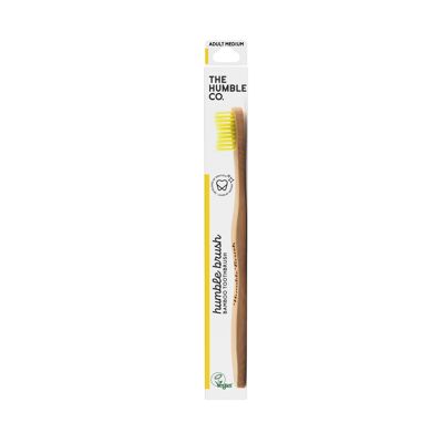 HUMBLE BRUSH - ADULT YELLOW - MEDIUM