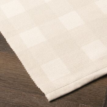 Tapis de couche inférieure à carreaux beige 2