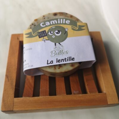 SAVON NATUREL A BASE DE LENTILLES VERTES