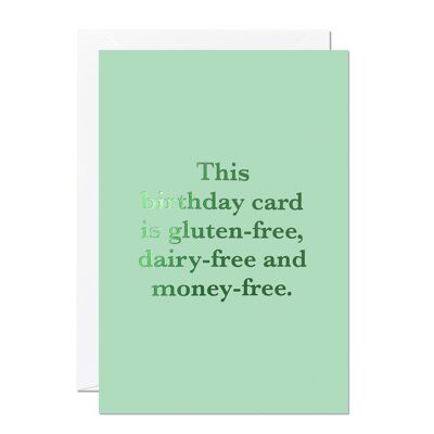 Money-Free Birthday Card
