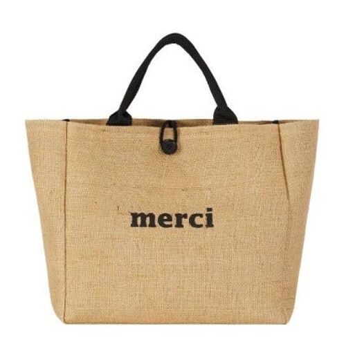 Jute Beach Bag Merci