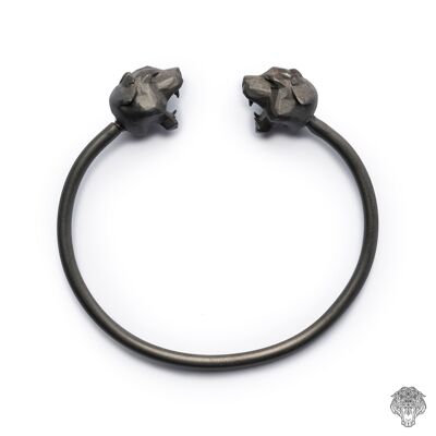 Dual Sin Miedo Tigers Head Bracelet