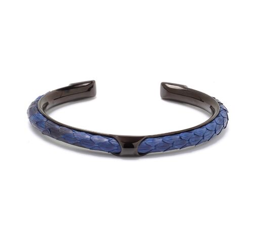 316L SS Black Bangle Blue python