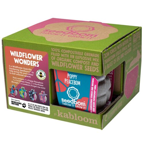 Wildflower Wonders 4 Pk Seedbom Gift Set - Pack of 8