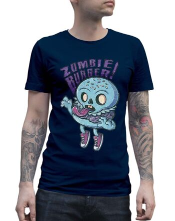 T-SHIRT ZOMBIE BURGER 1