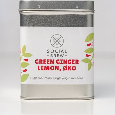 Oraganic green tea with ginger and lemon 200g