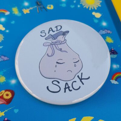 Sad Sack Button Badge