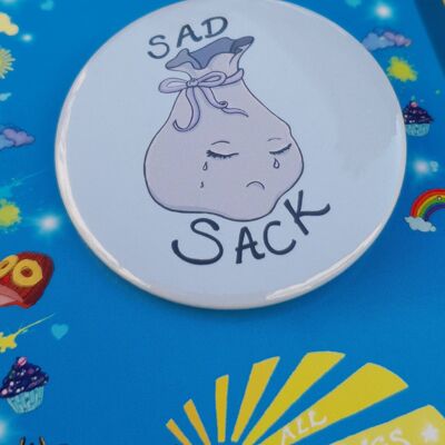 Sad Sack Button Badge