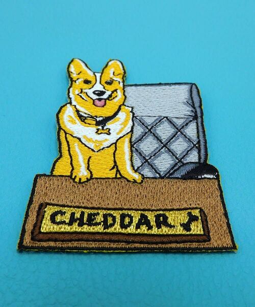 Cheddar Iron On Patch