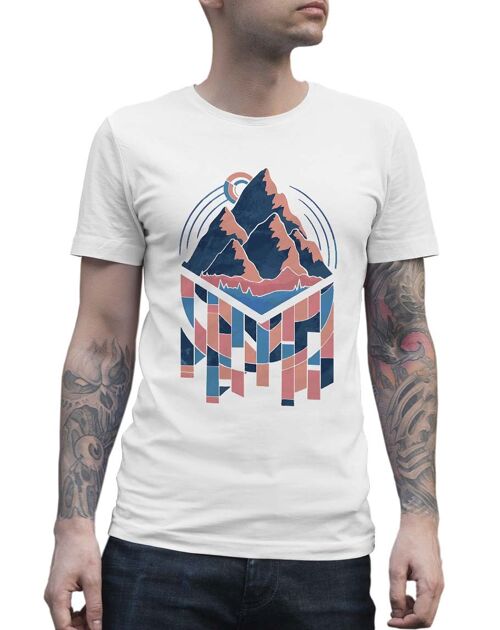 T-SHIRT MOUNTAIN LINES