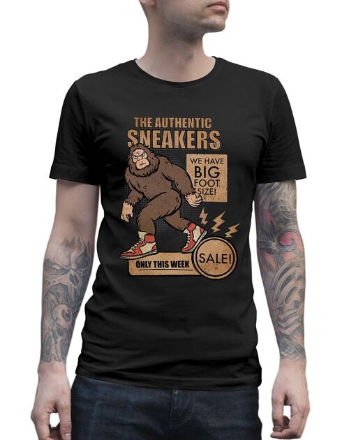 T-SHIRT AUTHENTIC BIG FOOT SIZE