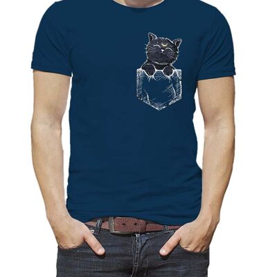 T-SHIRT POCKET CAT