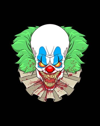 T-SHIRT CLOWN EFFRAYANT 2