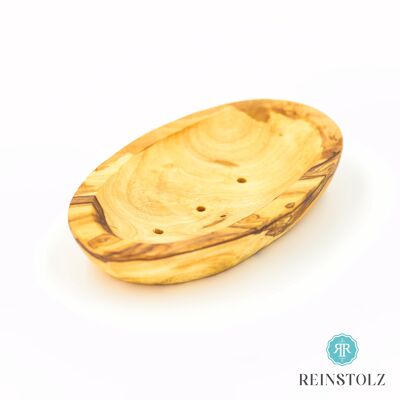 Olive wood soap dish