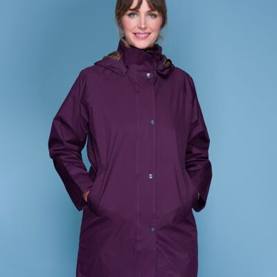 Cappotto impermeabile a 3/4 Blackberry Oxford