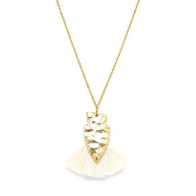 ALICE CREAM NECKLACE