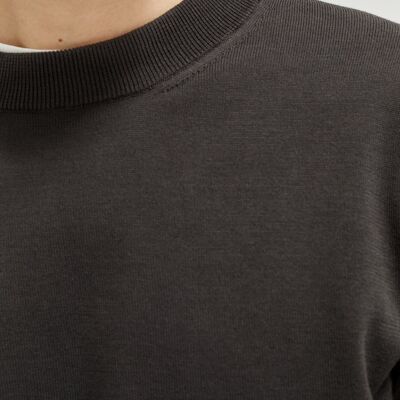 The Organic Cotton Lightweight Sweater - Blue Navy -