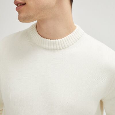 The Organic Cotton Sweater - Ivory - XL