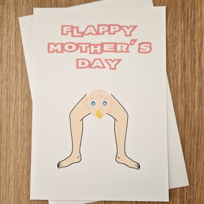 Tarjeta divertida del día de la madre grosera - Flappy Mother's Day