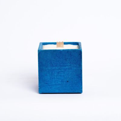 Scented Candle - Petrol Blue Concrete