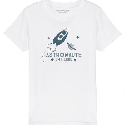 T-shirt astronaute en herbe