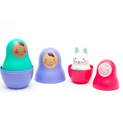 Little Jewels Nesting Bebés con Chiming Bo Bunny