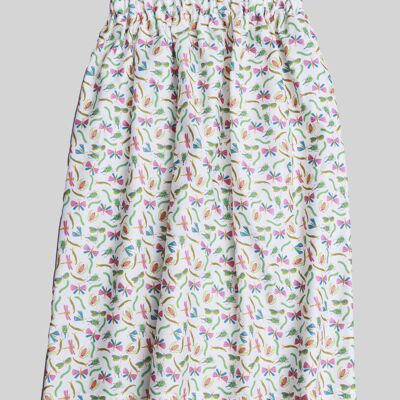 Bug print skirt