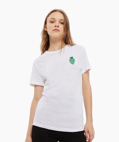 Neo mint logo white unisex t-shirt