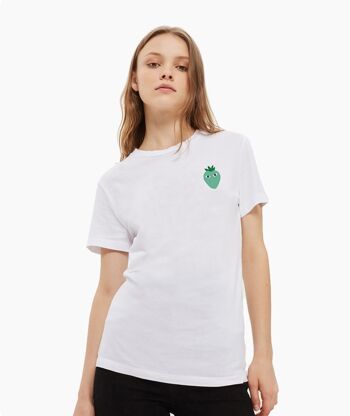 T-SHIRT UNISEXE BLANC NEO MINT LOGO 1