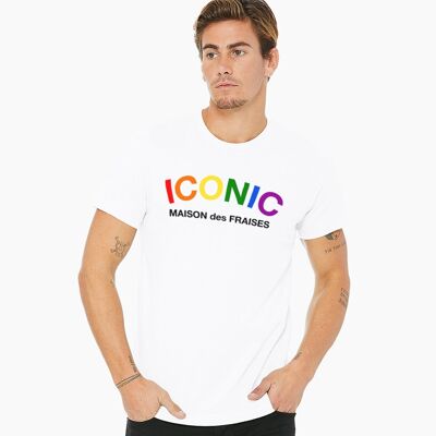 Iconic color white unisex t-shirt