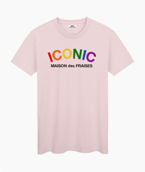 Iconic color pink cream unisex t-shirt