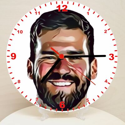 Football Clocks, Cartoon Liverpool Characters On A Quartz Clock, Stand or Wall Mounted, Battery Included - Becker