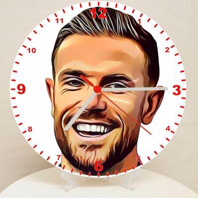 Football Clocks, Cartoon Liverpool Characters On A Quartz Clock, Stand or Wall Mounted, Battery Included - Hendo