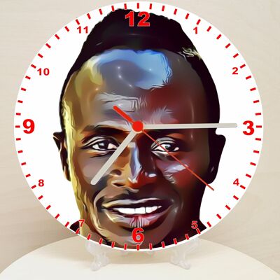 Football Clocks, Cartoon Liverpool Characters On A Quartz Clock, Stand or Wall Mounted, Battery Included - Mane