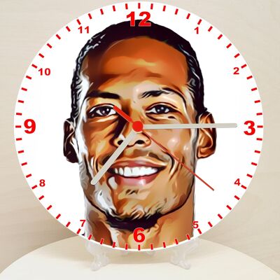 Football Clocks, Cartoon Liverpool Characters On A Quartz Clock, Stand or Wall Mounted, Battery Included - VVD