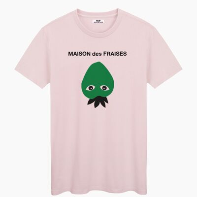 MAISON des FRAISES GREEN PINK CREAM UNISEX T-SHIRT