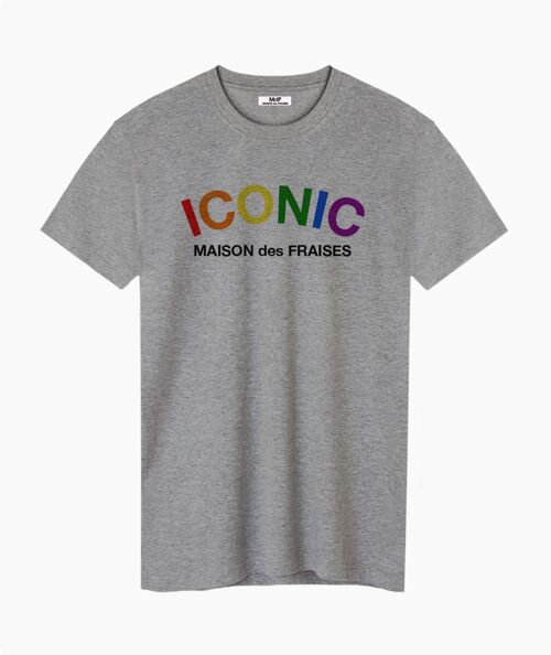 Iconic color gray unisex t-shirt
