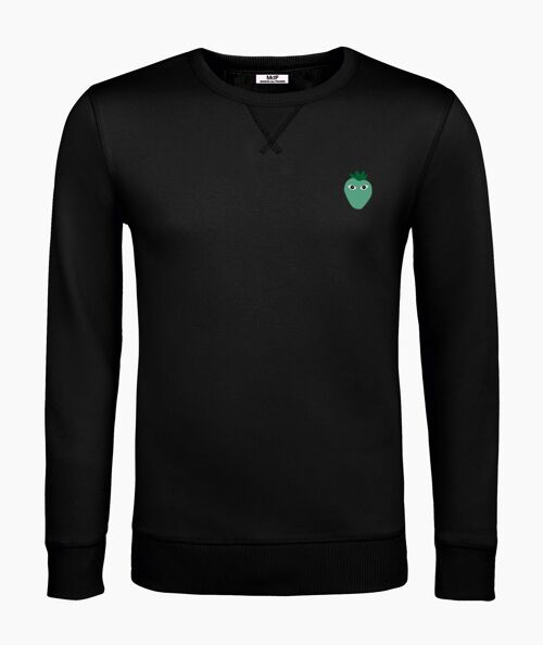 Neo mint logo black unisex sweatshirt
