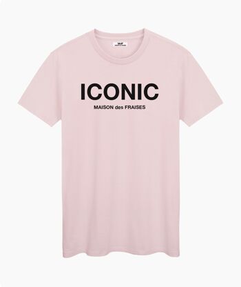 T-SHIRT UNISEXE ICONIC MAISON des FRAISES ROSE CREAM 1