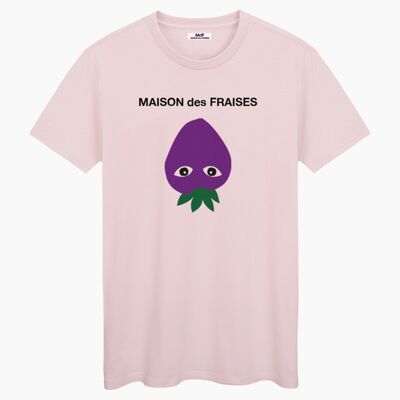 MAISON des FRAISES PURPLE ROSA CREME UNISEX T-SHIRT