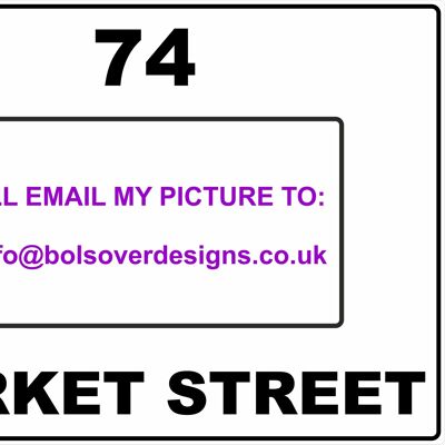 3 x Animal Themed Wheelie Bin Stickers, Address Sign, House Home or Business, Door Number Road Name Sticker, A5 or A4 Size - A5 (210mm x 147mm) - I'll email my own picture