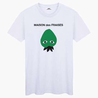 MAISON des FRAISES GREEN WHITE UNISEX T-SHIRT