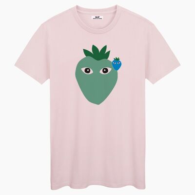 T-SHIRT UNISEX LOGOS NEO MENTA XL E BLU ROSA PANNA