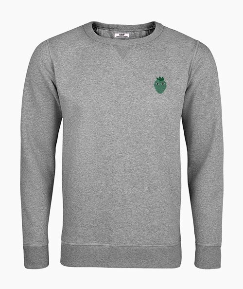 Neo mint logo gray unisex sweatshirt