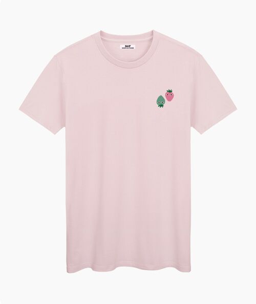 Neo mint and pink logos pink cream unisex t-shirt