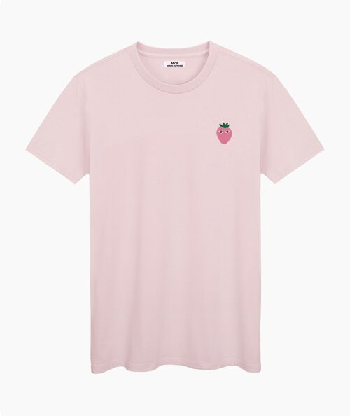 Pink logo pink cream unisex t-shirt