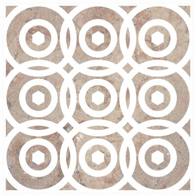 Mosaic Tile Stickers Brown, Pack Of 20, All Sizes, Waterproof, Transfers For Kitchen / Bathroom Tiles BB01 - 145mm x 145mm - Pattern 8