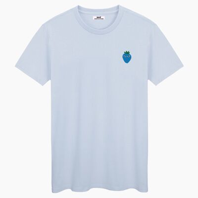 Blue logo blue cream unisex t-shirt